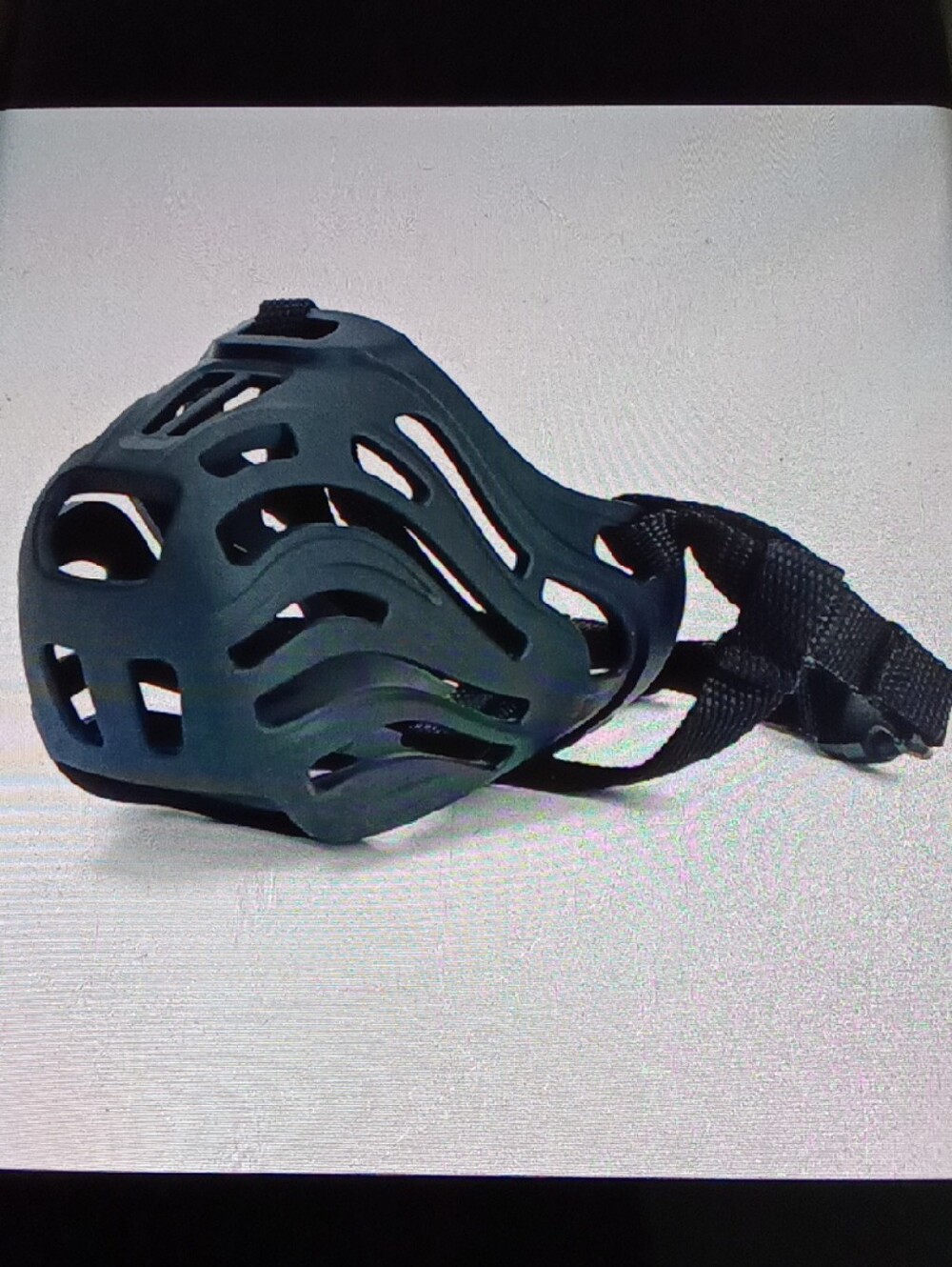 Dog 🐶 Muzzle Black Silicone Basket Size M-5